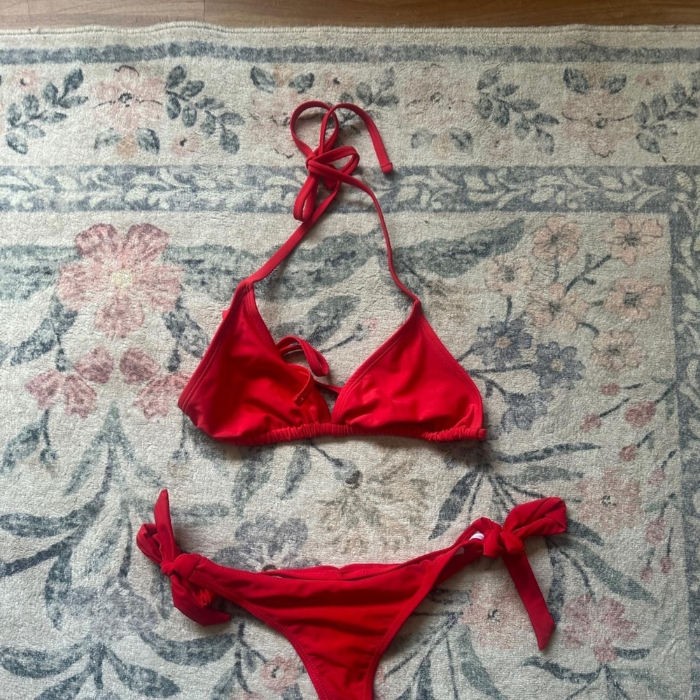 Wild Fable Women's Red Bikini Set